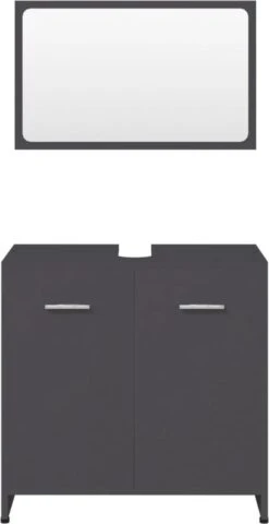 Decoways - Badkamermeubelset Spaanplaat Grijs -Badkamerartikelen Winkel 617x1200 1