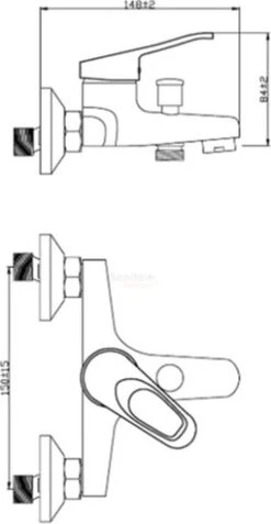 SCHÜTTE Athos Plus Badkraan - Mengkraan - 150 Mm Hartafstand - Chroom 10 SCHÜTTE Athos Plus Badkraan - Mengkraan - 150 Mm Hartafstand - Chroom -Badkamerartikelen Winkel 621x1200 2