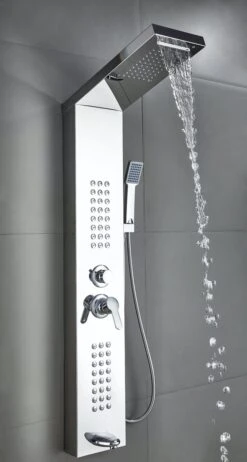 Badplaats Douchepaneel Toulon - RVS - Regendouche Met Mengkraan En Douchekop 10 Badplaats Douchepaneel Toulon - RVS - Regendouche Met Mengkraan En Douchekop -Badkamerartikelen Winkel 641x1200 1
