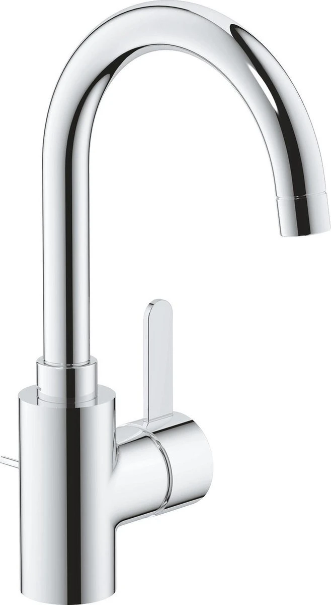 GROHE Eurosmart Cosmopolitan Wastafelkraan - Hoge C-uitloop - Met Trekwaste - Chroom - 32830001 1 GROHE Eurosmart Cosmopolitan Wastafelkraan - Hoge C-uitloop - Met Trekwaste - Chroom - 32830001