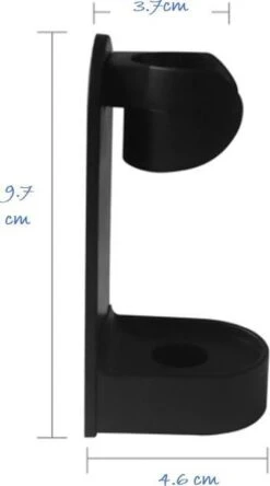 Kwalitatieve Elektrische Tandenborstelhouders ZWART 1 Stuk - Zonder Boren - Geschikt Voor Oral B Toothbrush - Zelfklevend Hangende Houder Voor Elektrische Tandenborstels - Tandenborstelhouder- Standaard - Accessoire -Badkamerartikelen Winkel 667x1200