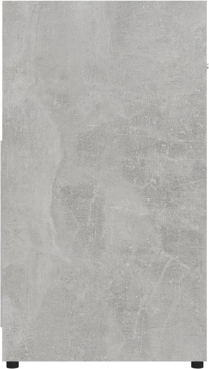 VidaXL Badkamerkast 60x33x61 Cm Spaanplaat Betongrijs 9 VidaXL Badkamerkast 60x33x61 Cm Spaanplaat Betongrijs - Afbeelding 9