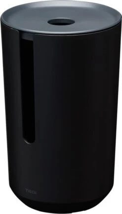 Tiger Tess - Reserverolhouder Met Deksel - Vrijstaand - Zwart / Antraciet -Badkamerartikelen Winkel 688x1200