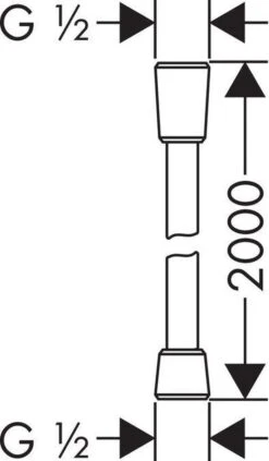 Hansgrohe Isiflex'B Doucheslang - 160 Cm - Chroom -Badkamerartikelen Winkel 700x1200 1