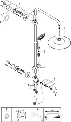GROHE Euphoria Regendouche - ø 26 Cm - Zonder Thermostaat - Chroom -Badkamerartikelen Winkel 703x1200