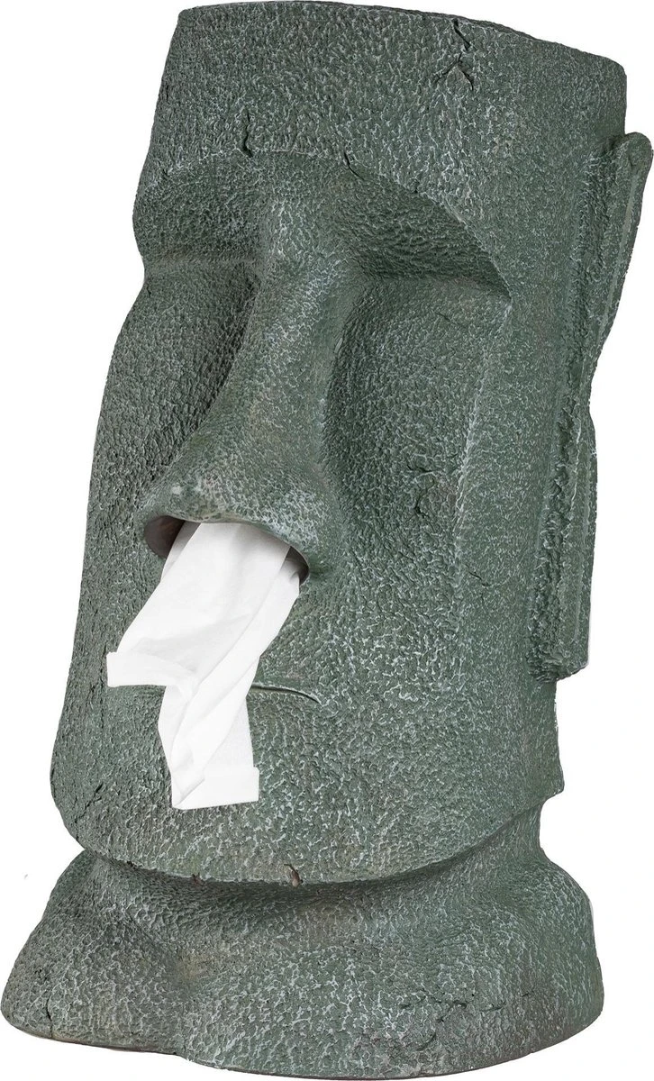 Rotary Hero® Moai - Tissue Box Houder Voor Zakdoeken Tissue Dispenser Cosmeticadoekjesbox - Voor Keuken Badkamer Slaapkamer - Rechthoekig - 18x19x31.5 Cm 1 Rotary Hero® Moai - Tissue Box Houder Voor Zakdoeken Tissue Dispenser Cosmeticadoekjesbox - Voor Keuken Badkamer Slaapkamer - Rechthoekig - 18x19x31.5 Cm