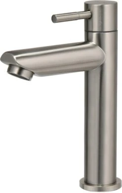 Merkloos Kolding Toiletkraan - Alleen Koud Water - RVS - Hendel-Bediening - Wastafelkraan