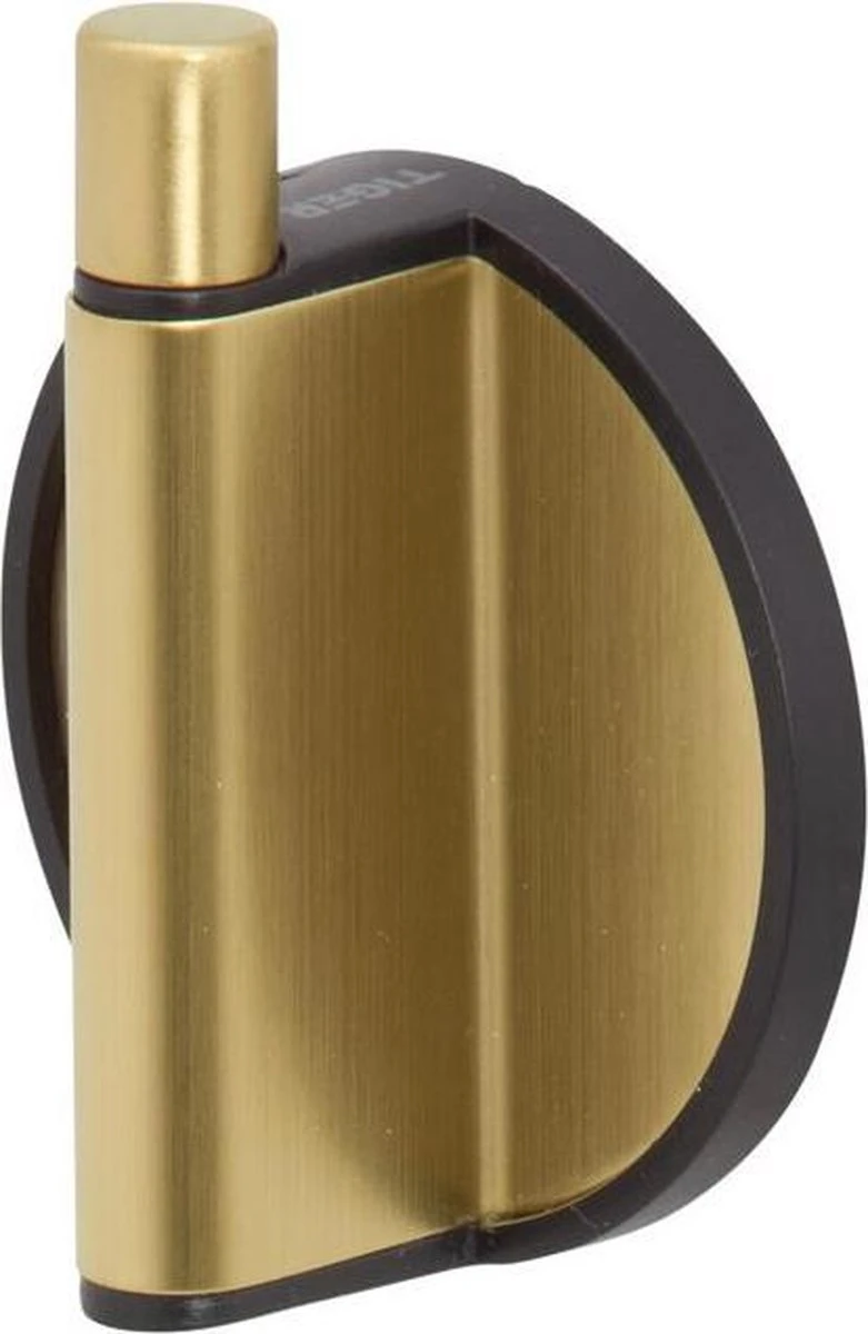 Tiger Tune - Toiletaccessoireset - Toiletborstel Met Houder - Toiletrolhouder Zonder Klep - Handdoekhaak – Messing Geborsteld / Zwart 2 Tiger Tune - Toiletaccessoireset - Toiletborstel Met Houder - Toiletrolhouder Zonder Klep - Handdoekhaak – Messing Geborsteld / Zwart - Afbeelding 2