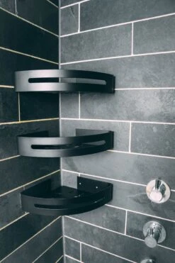 Sens Design Doucherekjes Set Van 3 - Doucherek Zonder Boren - Zwart -Badkamerartikelen Winkel 799x1200 11