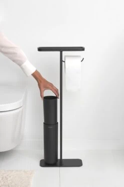 Brabantia MindSet Toiletbutler - Mineral Infinite Grey -Badkamerartikelen Winkel 800x1200 12