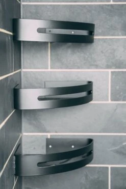 Sens Design Doucherekjes Set Van 3 - Doucherek Zonder Boren - Zwart -Badkamerartikelen Winkel 800x1200 19