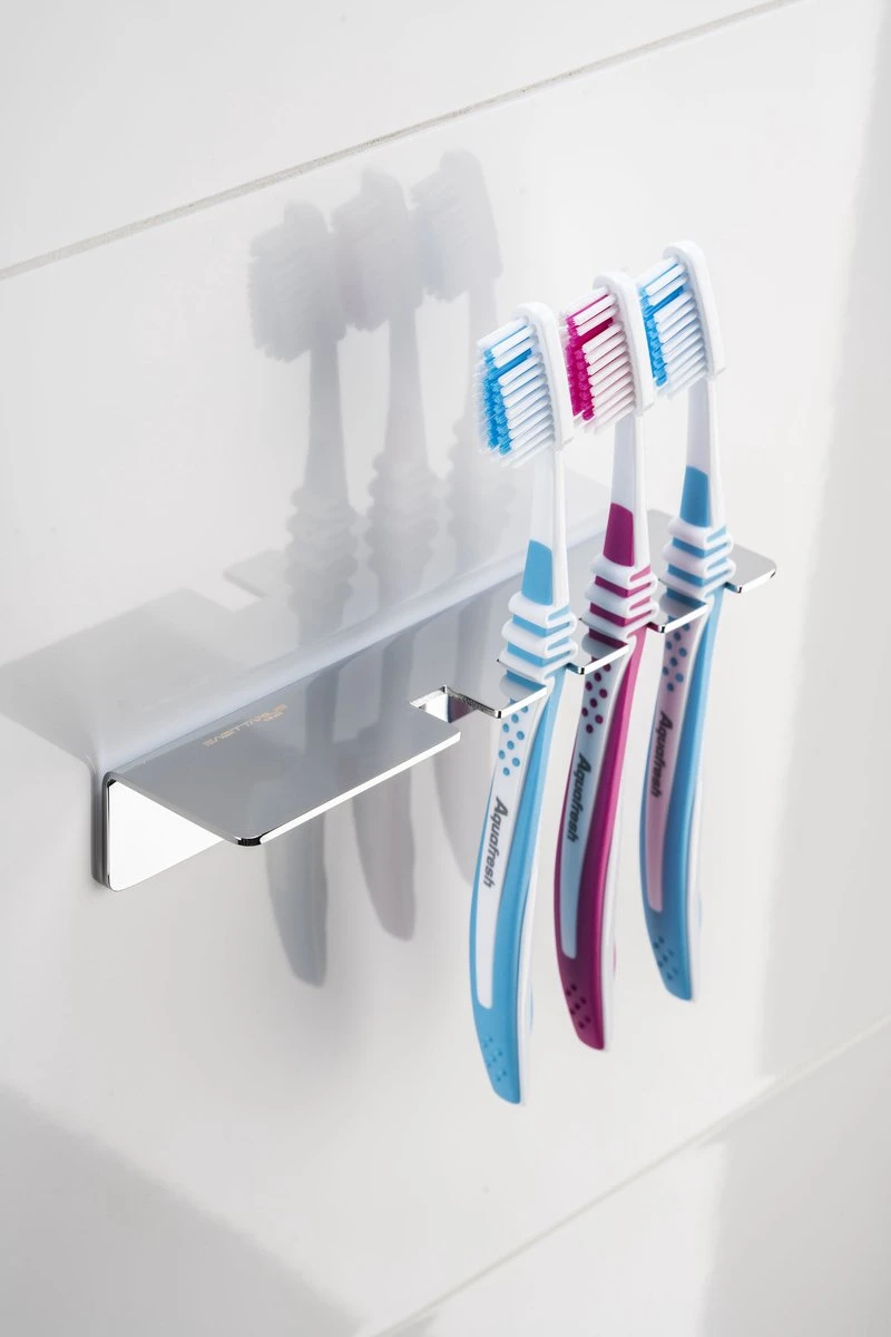 Sagittarius One 40S1 Tandenborstelhouder Chroom | Opzetborstelhouder Zonder Boren | Verchroomd Roestvrij Staal Tandenborstelhouder Hangend | Passend Voor Alle Grote Merken 7 Sagittarius One 40S1 Tandenborstelhouder Chroom | Opzetborstelhouder Zonder Boren | Verchroomd Roestvrij Staal Tandenborstelhouder Hangend | Passend Voor Alle Grote Merken - Afbeelding 7