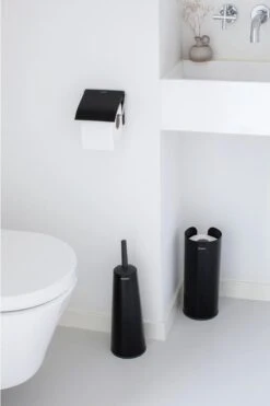 Brabantia ReNew Toiletaccessoires - 3-delig - Matt Black -Badkamerartikelen Winkel 800x1200 8