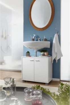 Nancy's Artesia Badkamerkast - Badkamermeubel - Badmeubel - Opbergruimte - Wit -Badkamerartikelen Winkel 803x1200 3