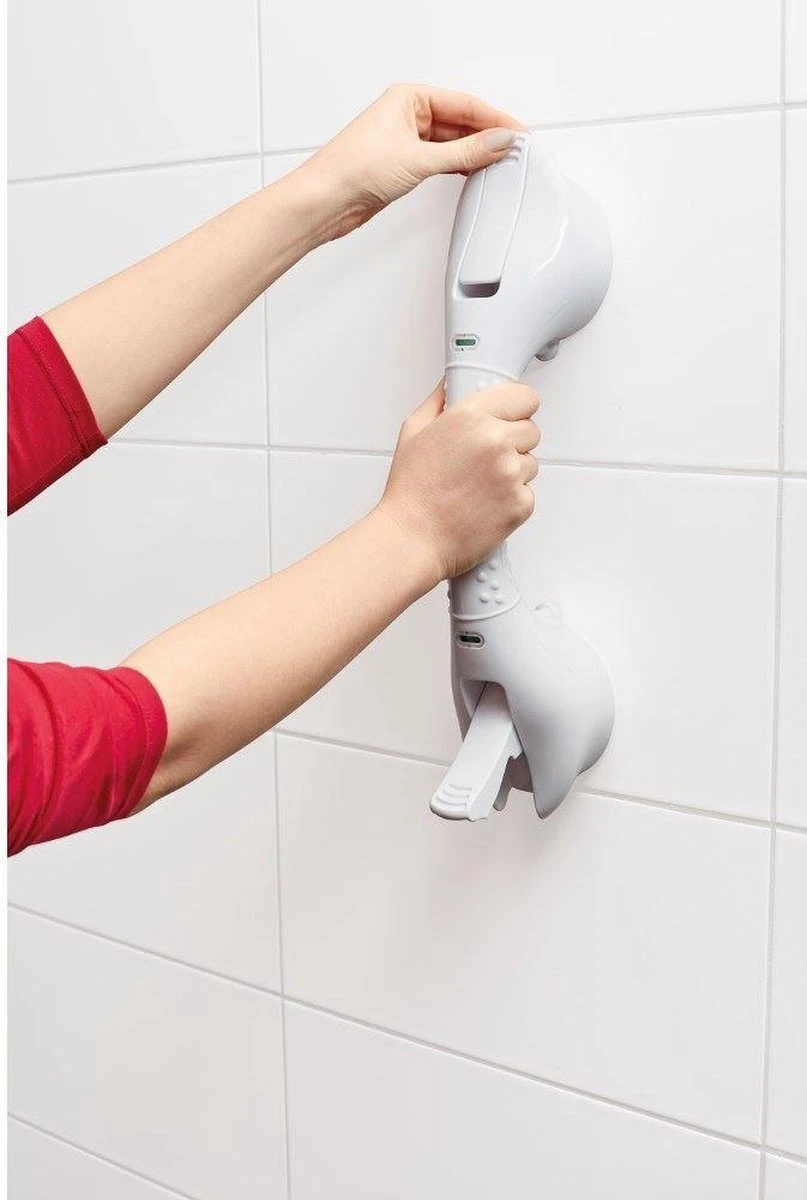 VITILITY Quick Mobile Rail - Wandbeugel Met Zuignappen - Zonder Boren - 40 Cm - Wit - Veiligheidsgreep 7 VITILITY Quick Mobile Rail - Wandbeugel Met Zuignappen - Zonder Boren - 40 Cm - Wit - Veiligheidsgreep - Afbeelding 7