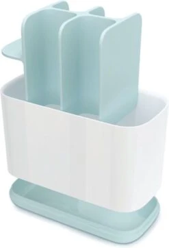 Joseph Joseph Badkamer Easy-Store Tandenborstelorganiser Large - 16.8x8.4x12.6 Cm - Creme/licht Blauw -Badkamerartikelen Winkel 818x1200 2