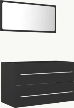 Prolenta Premium - 2-delige Badkamermeubelset Spaanplaat Grijs 22 Prolenta Premium - 2-delige Badkamermeubelset Spaanplaat Grijs -Badkamerartikelen Winkel 819x1200