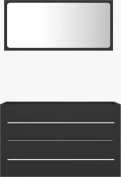 Prolenta Premium - 2-delige Badkamermeubelset Spaanplaat Grijs 15 Prolenta Premium - 2-delige Badkamermeubelset Spaanplaat Grijs -Badkamerartikelen Winkel 821x1200 3