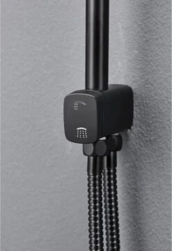 Livarno Home Regendouche Set Zwart 80-120cm Hoogte Verstelbaar -Badkamerartikelen Winkel 824x1200 1