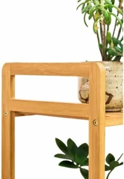 SensaHome Badkamerrek - Bamboe Design – Badkamerkast Met 5 Planken -Badkamerartikelen Winkel 836x1200 3
