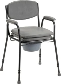 In Hoogte Verstelbare Toiletstoel / Postoel / WC Stoel Met Zachte Zitting. Tot 130 Kg Belastbaar. -Badkamerartikelen Winkel 871x1200 2