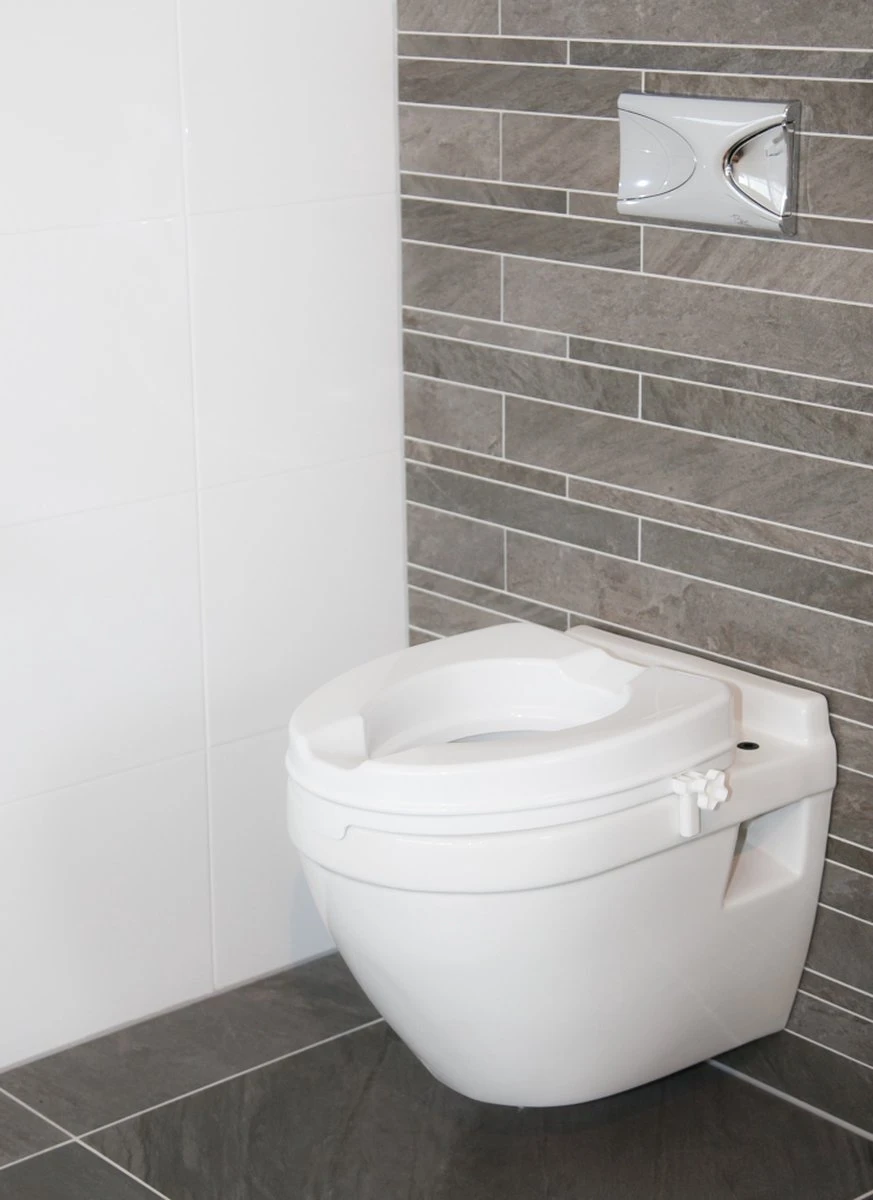 Toiletverhoger 5 Cm. Verhoogd Het Toilet / Wc Met 5 Cm. 2 Toiletverhoger 5 Cm. Verhoogd Het Toilet / Wc Met 5 Cm. - Afbeelding 2
