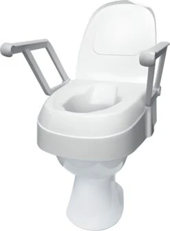 Drive Toiletverhoger Tse 120 Met Deksel En Armleuningen - Hoogte Verstelbaar
