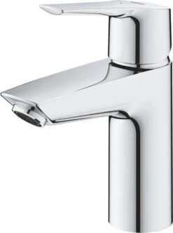 GROHE QuickFix Start Waterbesparende Wastafelkraan - Met EcoJoy® - Incl. Push-open Waste - Chroom - 23551002 -Badkamerartikelen Winkel 894x1200 2