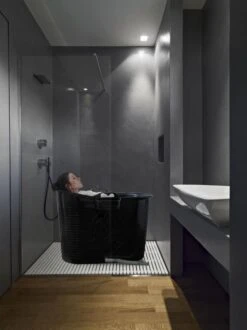 EKEO Zitbad - 200L - Voor Volwassenen - Zwart 8 EKEO Zitbad - 200L - Voor Volwassenen - Zwart -Badkamerartikelen Winkel 899x1200 21