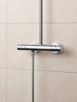 GROHE QuickFix Vitalio Start 250 Regendouche - □ 25 Cm - Vierkant - Met Thermostaatkraan - Chroom -Badkamerartikelen Winkel 900x1200 30