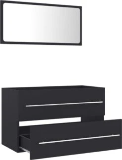 Prolenta Premium - 2-delige Badkamermeubelset Spaanplaat Grijs 14 Prolenta Premium - 2-delige Badkamermeubelset Spaanplaat Grijs -Badkamerartikelen Winkel 915x1200 3