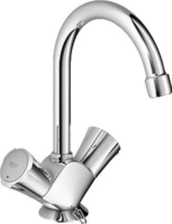 GROHE Costa-L Wastafelkraan - Met Ketting - Chroom -Badkamerartikelen Winkel 923x1200 1