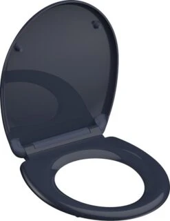 SCHÜTTE WC-Bril 82304 ANTHRAZIT - Duroplast - Soft Close - Afklikbaar - RVS-Scharnieren - Gelakt - Antraciet -Badkamerartikelen Winkel 926x1200 4