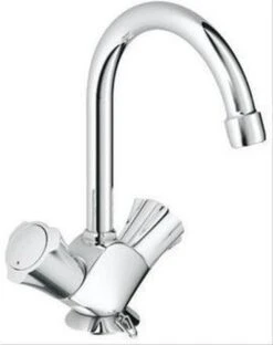 GROHE Costa-L Wastafelkraan - Met Ketting - Chroom -Badkamerartikelen Winkel 950x1200 1