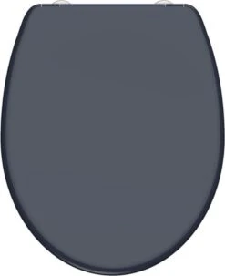 SCHÜTTE WC-Bril 82304 ANTHRAZIT - Duroplast - Soft Close - Afklikbaar - RVS-Scharnieren - Gelakt - Antraciet -Badkamerartikelen Winkel 977x1200 13