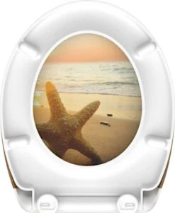 SCHÜTTE WC-Bril 82373 SEA STAR - Duroplast - Soft Close - Afklikbaar - RVS-Scharnieren - Decor - 3-zijdige Print -Badkamerartikelen Winkel 986x1200 2