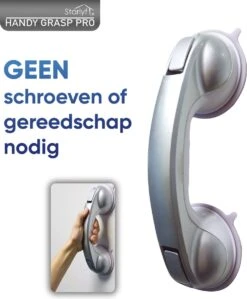 Kunststof Handgreep Voor Badkamer - 30.5cm - Douche Wandbeugel - Geen Boorgaten -Badkamerartikelen Winkel 991x1200 1