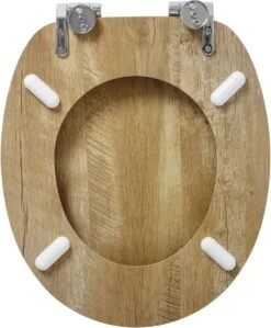 Tiger Hetta - Toiletbril Met Deksel - WC Bril - MDF - Bruin -Badkamerartikelen Winkel 991x1200