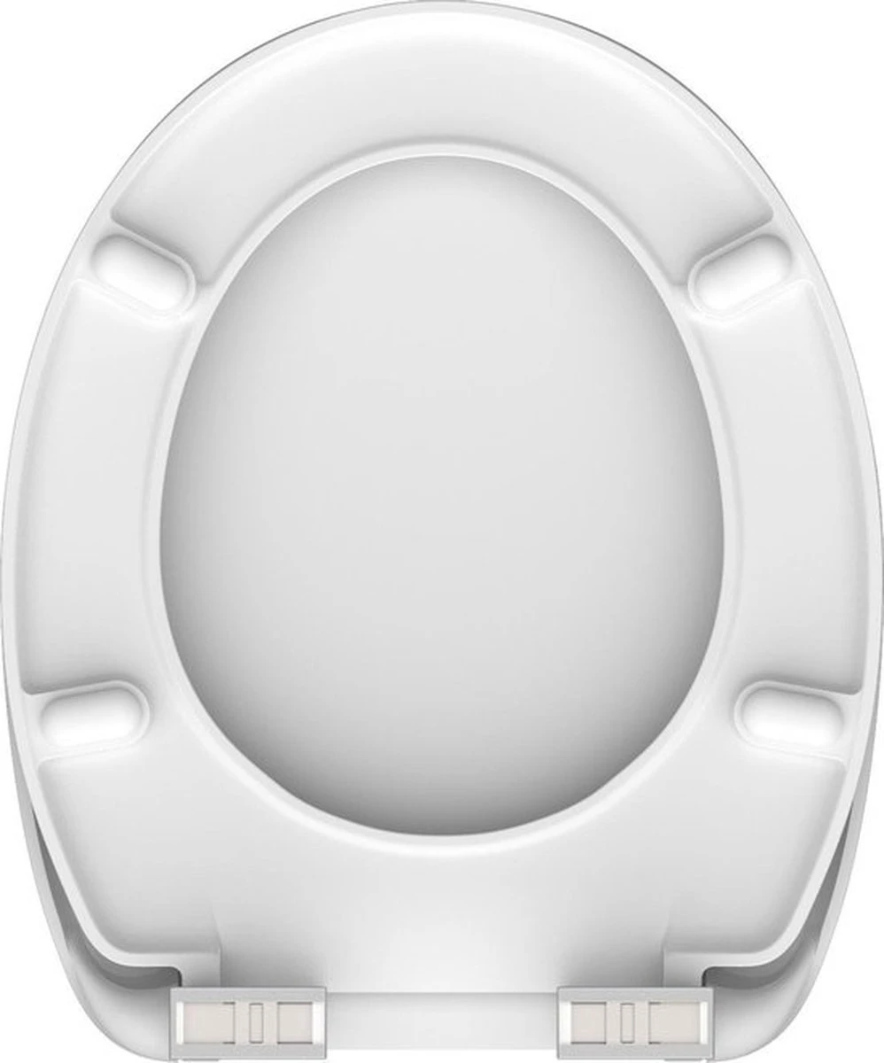 SCHÜTTE WC-Bril 82155 INDUSTRIAL GREY - Duroplast - Soft Close - Verchroomde Scharnieren - Decor - 1-zijdige Print 8 SCHÜTTE WC-Bril 82155 INDUSTRIAL GREY - Duroplast - Soft Close - Verchroomde Scharnieren - Decor - 1-zijdige Print - Afbeelding 8